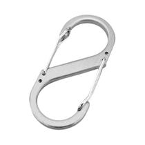 Mini Gancho De Chaveiro 10 Peças Tipo S Em Aço Inoxidável Com Fecho Carabiner Antifurto Para Camping Mini Gancho De Chaveiro 10 Peças Tipo S Em Aço Inoxidável Com Fecho Carabiner Antifurto Para Camping