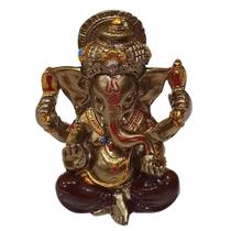 Mini Ganesha De Resina Bordô 5Cm