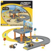 Mini Garagem com Carrinho de Construção Express Wheels - Multikids