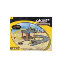 Mini Garagem de Carrinhos Construção Express Wheels Multikids - BR1837
