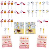 Mini Garfinhos Palitinhos Infantil Petisco Para Frutas 40pçs
