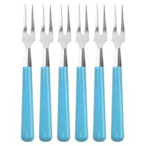 Mini Garfos Para Petisco Kit Com 6 Un Mini Garfinhos Para Petiscos Fondue Queijo Frutas