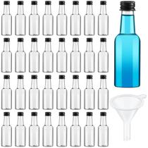Mini garrafas de licor Tessco 100 unidades de plástico 120 mL com funil