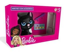 Mini Gata Dodoi - Preto - Mini Pets Com Acessórios Da Barbie