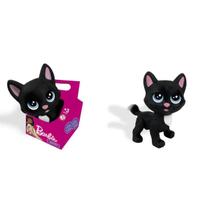 Mini Gata Na Casinha - Preto - Mini Pets Da Barbie - Mattel