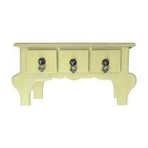 Mini Gaveteiro de Mesa 3 Gavetas - Amarelo - MDF - 01 Unidade - Rizzo Mini Gaveteiro de Mesa 3 Gavetas - Amarelo - MDF - 01 Unidade - Rizzo