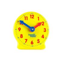 Mini Geared Clock hand2mind Telling Time para crianças (conjunto de 12) Mini Geared Clock hand2mind Telling Time para crianças (conjunto de 12)