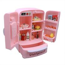 Mini geladeira, casa de bonecas, casa de jogos, enfeites de
