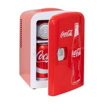 Mini Geladeira Coca-Cola 4L - Ideal para Quarto, Skincare e Escritório