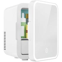 Mini Geladeira EUHOMY 5L com Espelho LED e Função de Aquecimento/Resfriamento