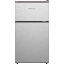 Mini geladeira Frigidaire 3,1 pés cúbicos, 2 portas, aço inoxidável Mini geladeira Frigidaire 3,1 pés cúbicos, 2 portas, aço inoxidável