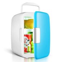 Mini Geladeira Frigobar 2 em 1 Refrigera e Aquece 12V 4L Estilo Retrô Ideal para Casa, Carro e Cosméticos