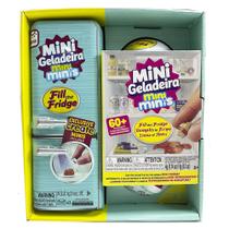 Mini Geladeira Mini Brands Innovo Com 2 Bolas Surpresa Cor:Azul