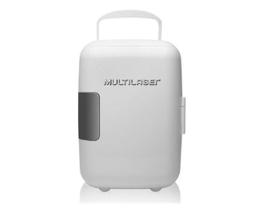 Mini Geladeira Multilaser 4L 6 Latas de 350ML Cabo DC Branca 12V