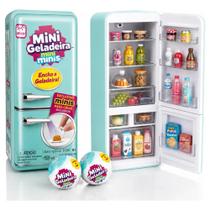 Mini Geladeira Popsy Mini Brands Com 2 Bolas Surpresas E Luz