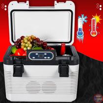 Mini Geladeira Portátil 19l Automotiva 12v 24v Para Caminhão