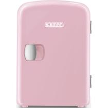 Mini geladeira portátil Chefman Iceman Pink 4L de capacidade
