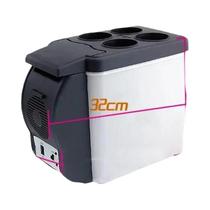 Mini Geladeira Portátil Compacta De 6L, Refrigerador De Carro 12V Para Camping E Viagens, Caixa