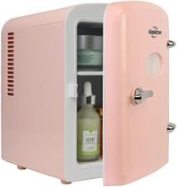 Mini Geladeira Retro Koolatron 4L Rosa - Ideal para Quarto e Cuidados com a Pele
