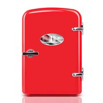 Mini geladeira YSSOA 4L, aquecedor e refrigerador, 6 latas, 100% ecológica