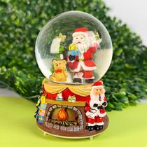 Mini Globo De Neve Natalino Papai Noel Luatek RR-26