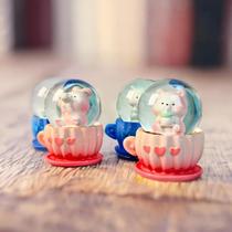 Mini Globo De Neve Pequeno C/Led Animais Fofos Luatek RR-01 Mini Globo De Neve Pequeno C/Led Animais Fofos Luatek RR-01