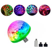 Mini Globo Luz Led Conexão Celular Mini Globo Luz Led Conexão Celular