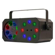 Mini Gobo em LED + Wash + Laser, 3 em 1 Magic G1 SKP Pro Light