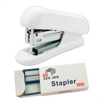Mini Grampeador E Extrator Portátil Colors +320 Grampos 24/6 - Mini Grampeador E Extrator Portátil Colors +320 Grampos 24/6 -