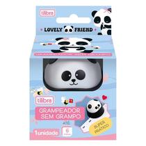 Mini Grampeador sem Grampos Panda 6 Folhas - Tilibra Mini Grampeador sem Grampos Panda 6 Folhas - Tilibra