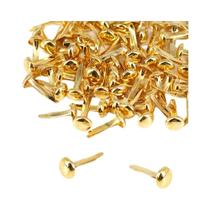 Mini Grampos De Metal Dourados Para Artesanato Em Papel, Scrapbooking E Projetos Escolares 100 200