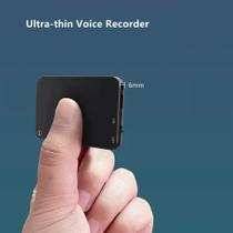 Mini gravador de audio ativo por voz com bateria 7 dias