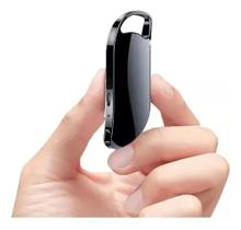 Mini Gravador Voz Som Chaveiro Espiao Espia Micro Escuta 32g Cor Preto