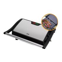 Mini Grill 110v Sanduicheira Antiaderente 750w Inox Tostex Gourmet Bak BK-GRL750-110 Mini Grill 110v Sanduicheira Antiaderente 750w Inox Tostex Gourmet Bak BK-GRL750-110