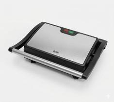 Mini Grill E Sanduicheira 220V 750w Chapas De Duplo Aquecimento E Antiaderentes Tostex Inox 750w