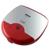 Mini Grill E Sanduicheira Philco Inox Vermelha 750W 127V