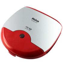 Mini Grill e Sanduicheira Philco Inox Vermelho 750W 220V