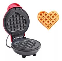 Mini Grill Panela Anti-aderente Molde De Coração Waffles
