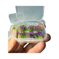 Mini Grupos De Flores 6pcs Caixa Simulação DIY Ornamentos Para Modelos Arquitetônicos De Micro