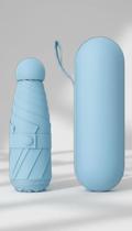 Mini Guarda-Chuva Compacto c/ Case Proteção UV