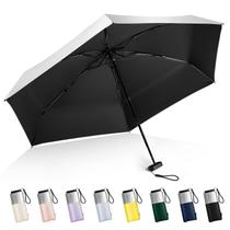 Mini guarda-chuva LEAGERA UPF 50+, bloqueador de UV, proteção solar, preto