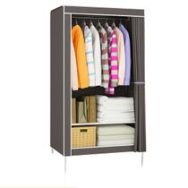 Mini Guarda Roupa Cabideiro Portátil Organizador de Roupas TNT com Zíper Sortido