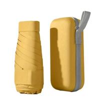 Mini guarda-sol guarda-chuva de viagem saco de cartão guarda-chuva leve e portátil