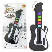 Mini Guitarra Infantil Com 5 Sons Diferentes De Rock E Botões Coloridos Interativos Mini Guitarra Infantil Com 5 Sons Diferentes De Rock E Botões Coloridos Interativos