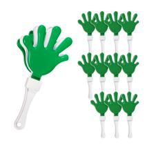 Mini Hand Clappers Windy City Novelties de 7 polegadas verdes (pacote com 12)