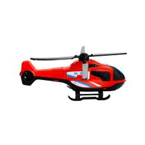 Mini Helicóptero de Brinquedo Infantil Vermelho InMetro