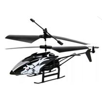 Mini Helicóptero Recarregável Com Controle Remoto e Sensor