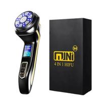 Mini Hifu 4 Em 1 Ultrassônico EMS Microcorrente Massageador Facial Antirrugas Dispositivo RF