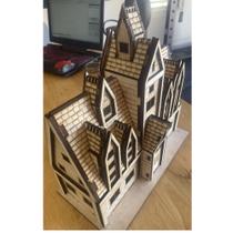 Mini Honeydukes Sweet Shop Harry Potter Quebra-cabeça Mdf Mini Honeydukes Sweet Shop Harry Potter Quebra-cabeça Mdf