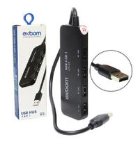 Mini Hub Leitor 4 Portas Usb 2.0 De Uso Simultâneo Knup Kp-T109